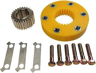 48-50005-01 Yellow Nylon Drive Gear Coupling Kit for Carrier Transicold X4 7700 7500 7300 — Updated Oil-Filled Nylon Replaces Blue 48-50005-00 — 6-Bolt 05G Compressor Drive — Also Fits X2 Ultima ULTRA