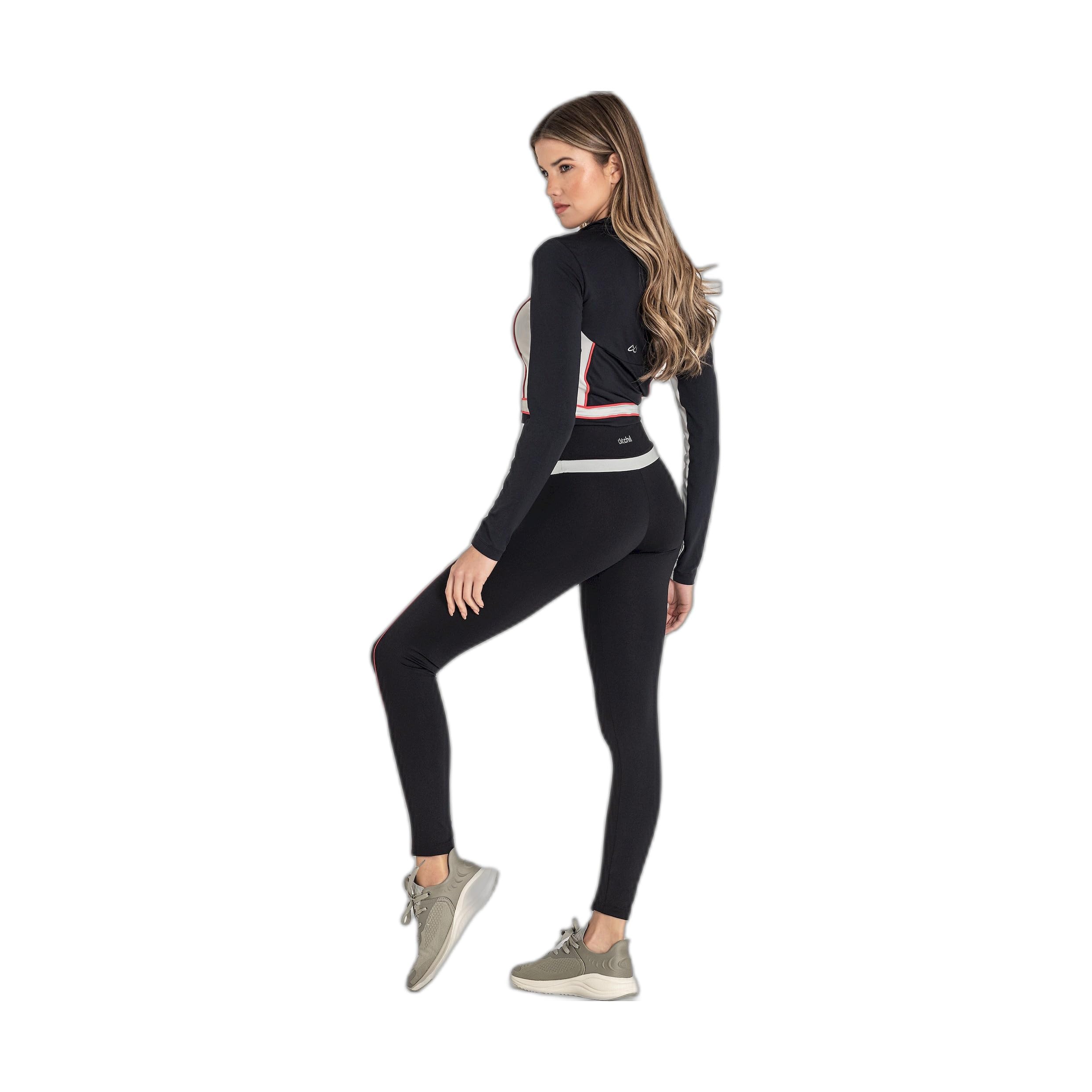 DITCHIL Mallas Deporte Mujer Leggins Push Up Running Fitness Yoga Gimnasio