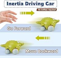 Vista 6 de Juguetes de coche de animales para niños de 1 año: Mini camiones con tapete de juego/caja de almacenamiento para niños pequeños de 1 a 2 años