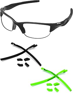 Replacement Nose Pieces & Ear Socks Rubber Kits for Oakley Half Jacket 2.0 OO9144/Half Jacket 2.0 XL OO9154