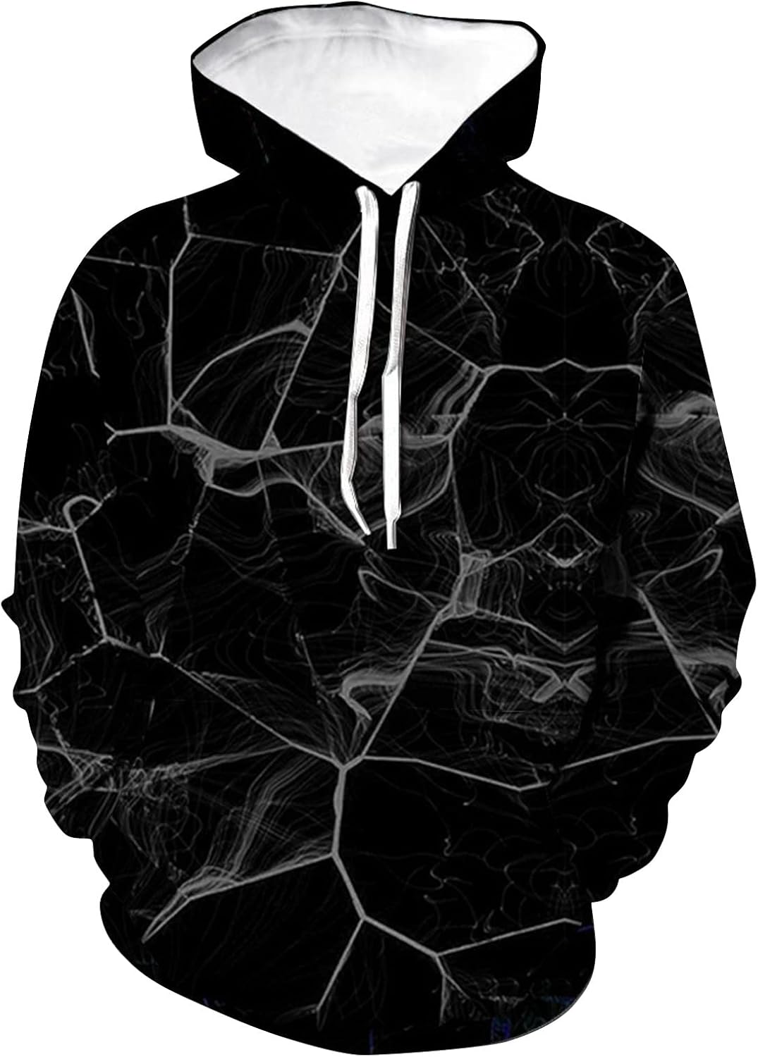 Ymosrh Men's Hoodies Spring And Autumn Hooded Sweater Printed Casual Sweater Male Hoodies Pullover, XXL-6XL