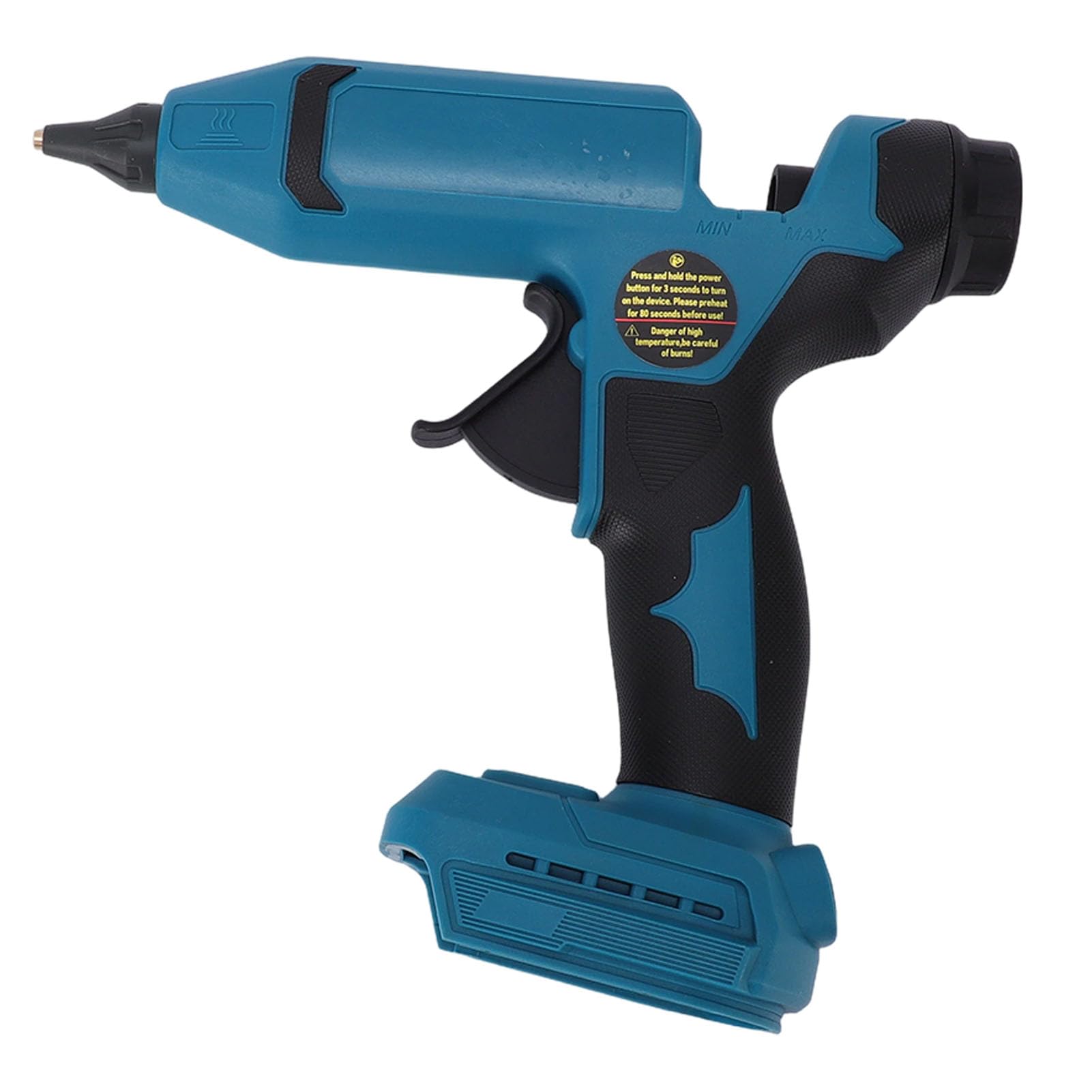Pistola de Pegamento Termofusible Inalámbrica, con Pantalla LED