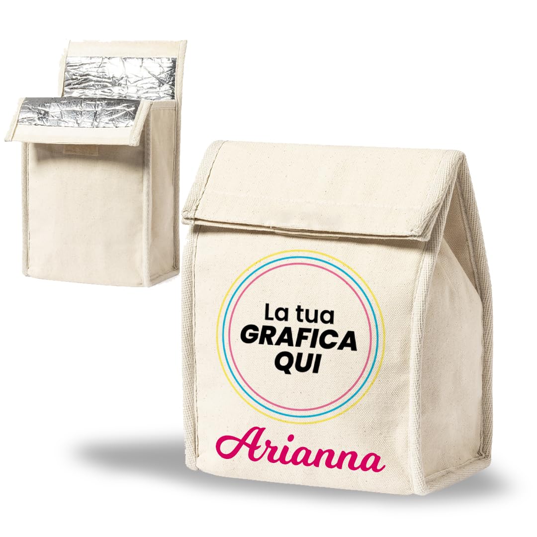 PACKROO Borsa Pranzo Espandibile Per Bambini - Termica E Impermeabile Con Targhetta Nome, Stampa Messicana Alebrijes - 4