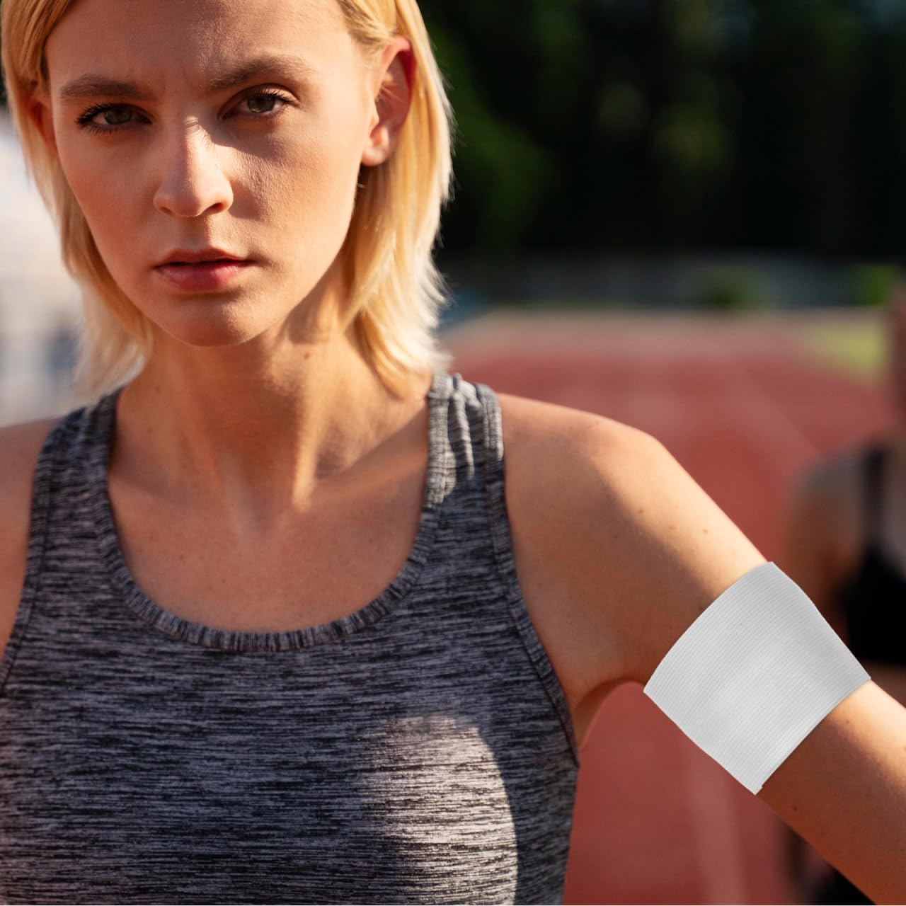 INOOMP 4Pcs Soccer Captain Armband Nylon Football Bands for Adult Youth Adjustable Soccer Rugby Basketball Player Bands