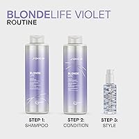 Vista 5 de Joico Blonde Life Violet Conditioner For Cool & Bright Blonde Hair Neutralize Brassy Tones Banish Yellow Tones Boost Shine Sulfate Free