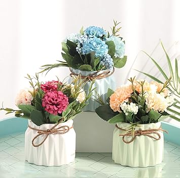 Amazon 造花 インテリア シミュレーションの花リビングルームの装飾シミュレーションの飾り花束鉢植えのテーブルデコレーション セラミック花瓶付き 置物 おしゃれ プレゼント リビング 玄関 ダイニング 誕生日 Chq 造花 オンライン通販 Amazon 造花 インテリア シミュレーションの花リビングルームの装飾シミュレーションの飾り花束鉢植えのテーブルデコレーション セラミック花瓶付き 置物 おしゃれ プレゼント リビング 玄関 ダイニング 誕生日 Chq 造花 オンライン通販