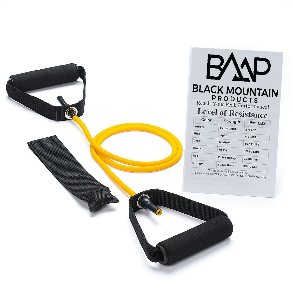 Single Resistance Band - Door Anchor and Starter Guide Included