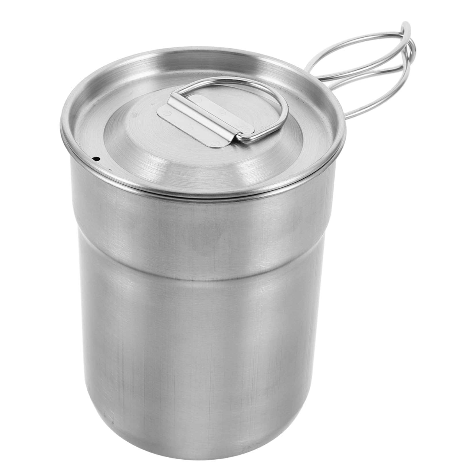 TOYANDONA 2 Pièces Tasses Camping Pliables Acier Inoxydable Poignées pour Cuisine Plein Air Randonnée et Pique Niques Mugs et Empilables