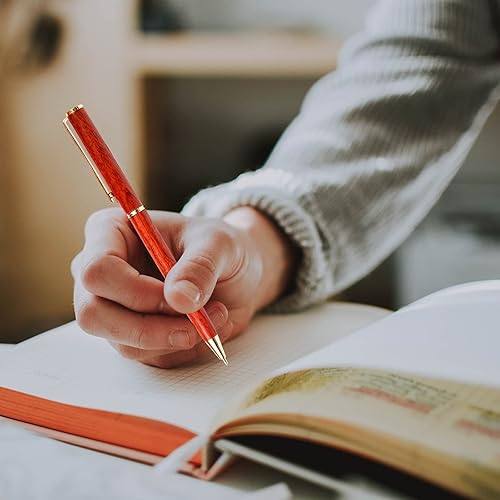 Miniatura 5 de Lanier Pens Bolígrafo delgado de madera hermosa económica - Rosewood