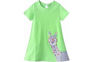 Llama Easter Toddler Girls' Dress