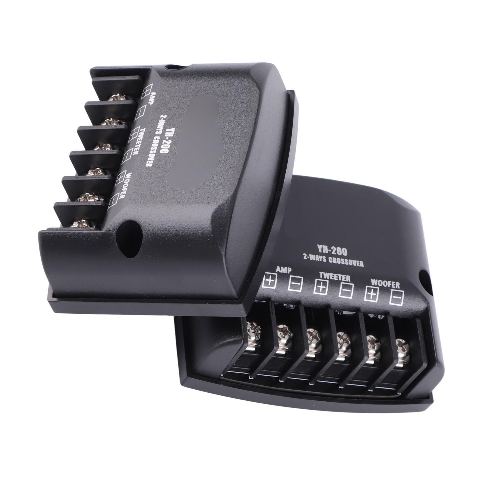 Car Speaker Frequency Divider High Frequency Capacitors Black Universal 2 Way Audio Filter