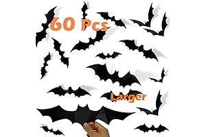 3D Halloween Bats Decorations