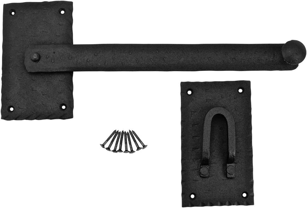 Black Iron Antique Flip Latch for Gates and Doors