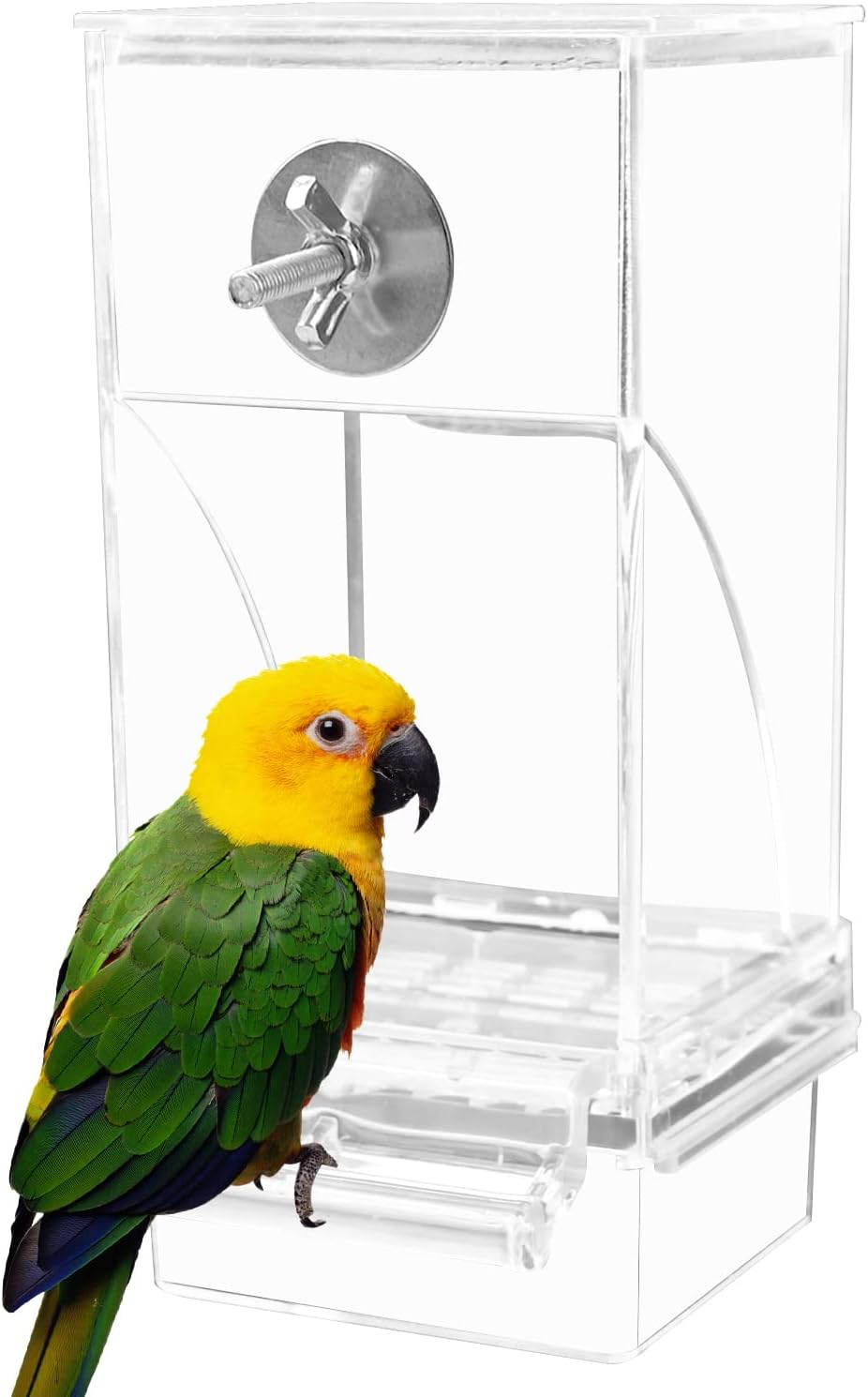Automatic Bird Feeder Bird Feeder Acrylic Bird Cage Feeder Hanging Seed