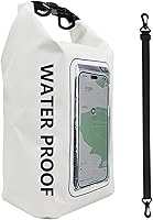 Vista 11 de Bolsa impermeable 2 en 1 para acampar al aire libre, playa, bolsa a prueba de arena, mochila impermeable para teléfono celular, accesorios