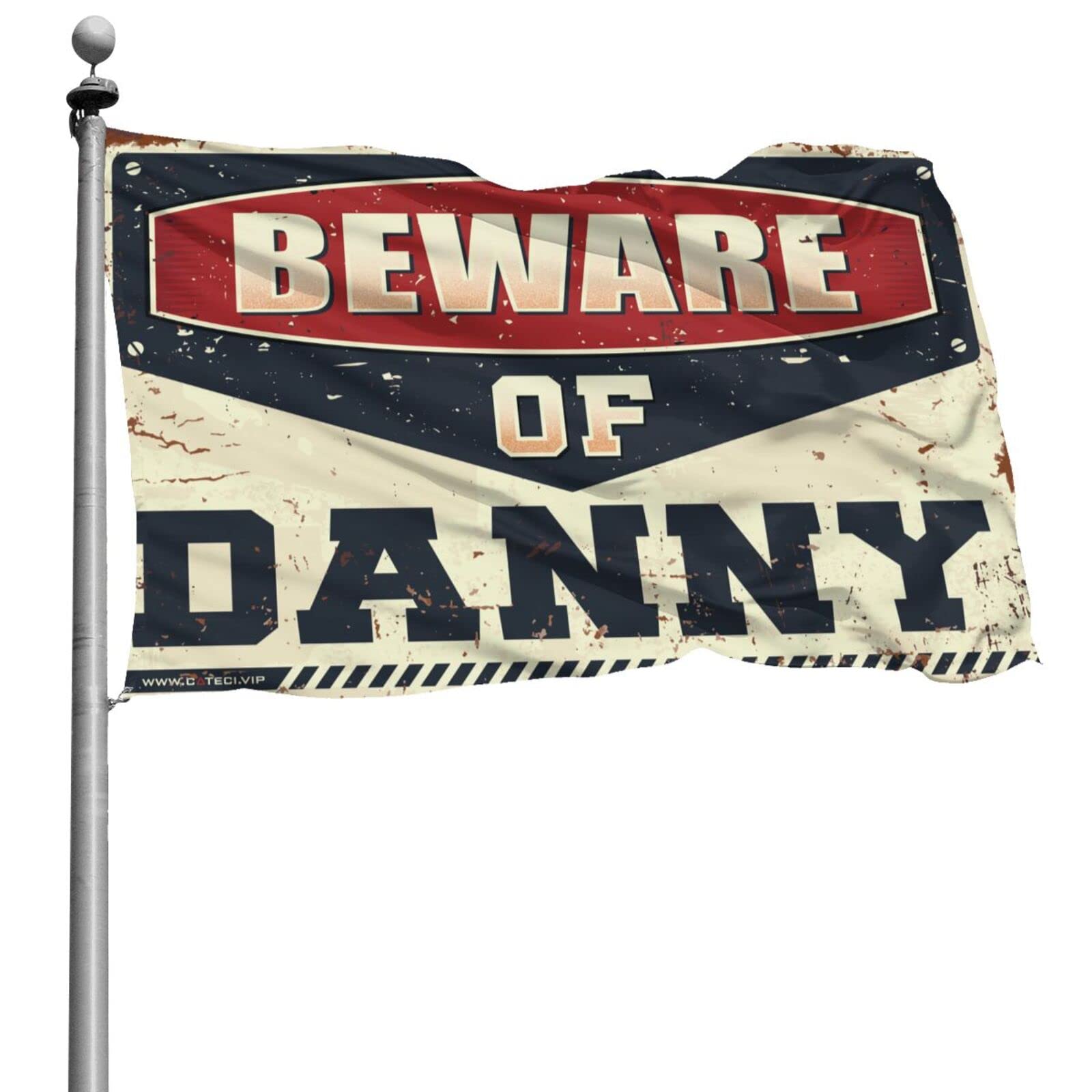 Drapeaux pour adolescentes Beware of Danny 152x244cm