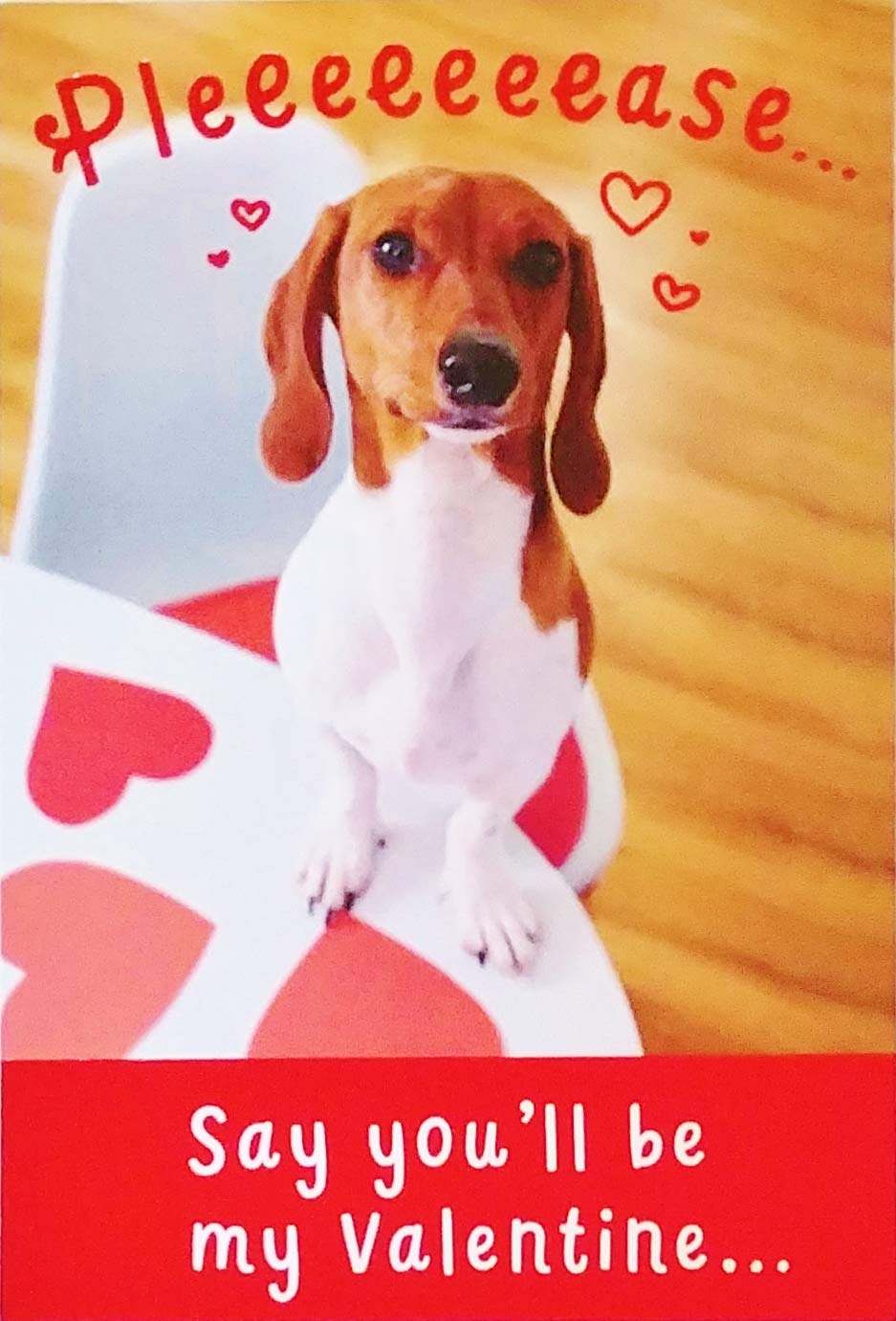 Valentine Cards From Dog Dog Couple Love Card - 'I Wuff You'– Cute