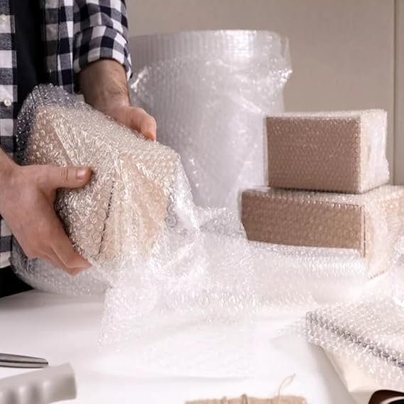 Tape House Balloon Nylon Patpat 100cm Width Roll Air Goods Protection Packaging Pat Pat (100cm x 50m)