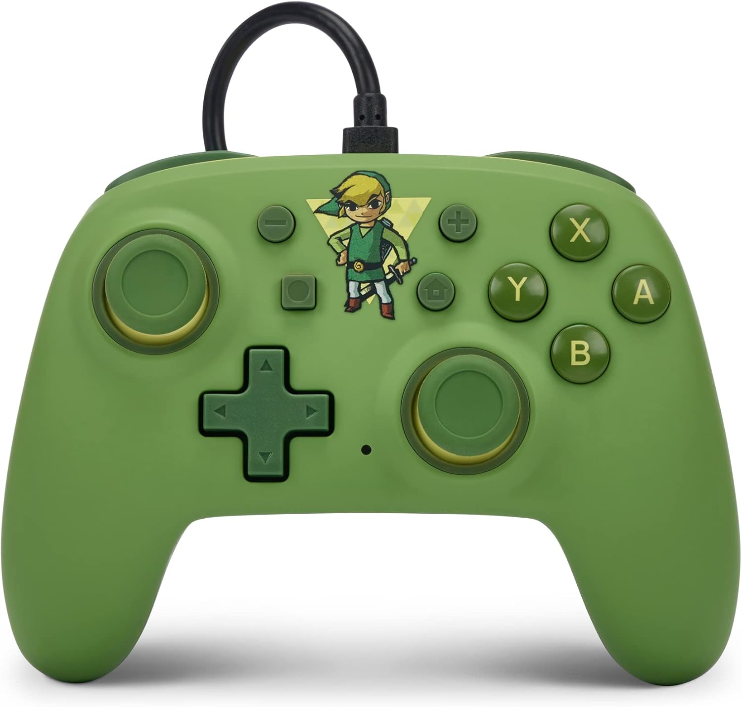 PowerA Nano Wired Controller for Nintendo Switch Toon Link, Nintendo Switch OLED Model
