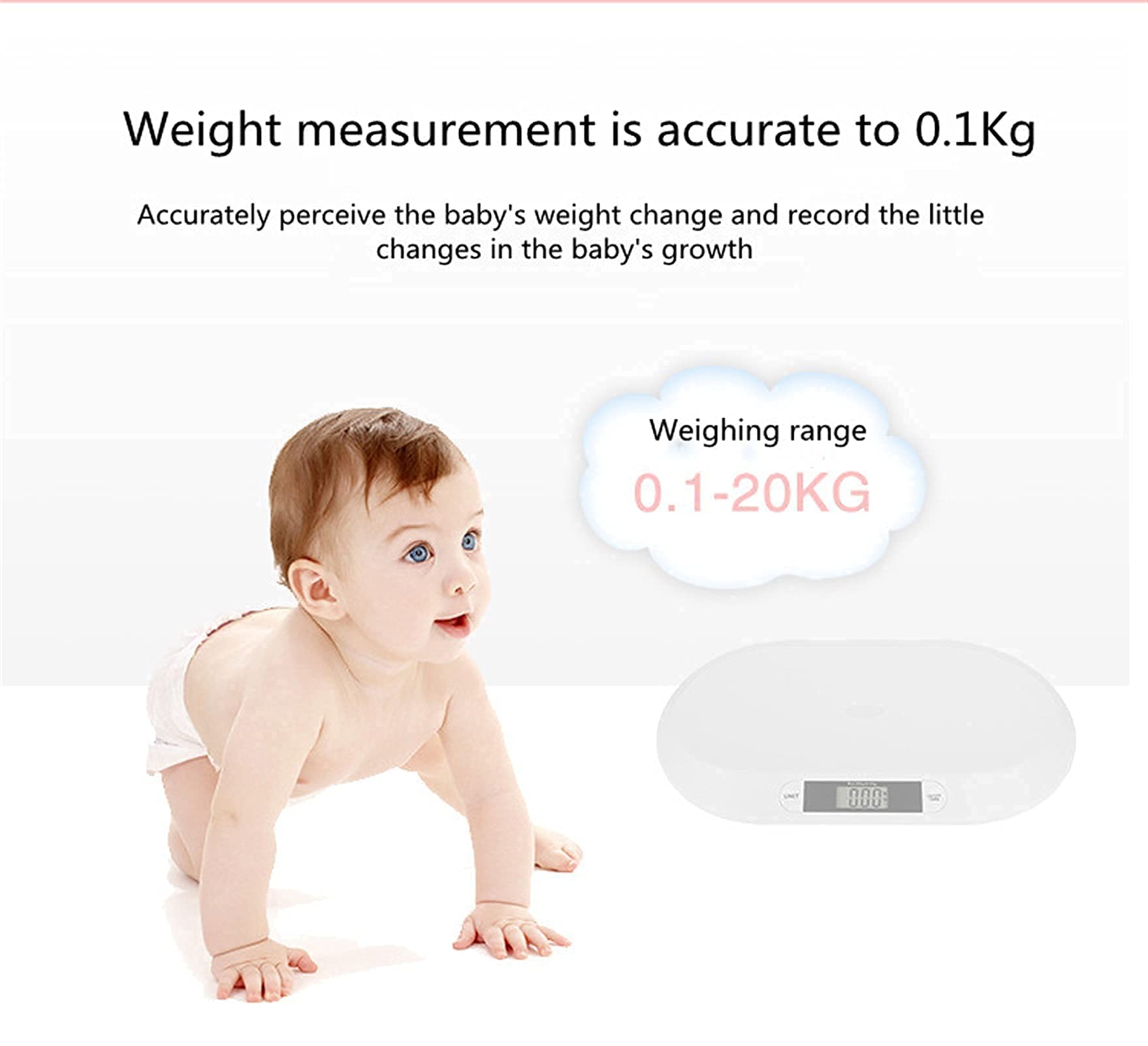 Elektroniczna waga kuchenna Waga elektroniczna Waga elektroniczna dla matki i dziecka Precyzyjna cyfrowa waga niemowlęca o nazwie Baby Analizator wagi dziecka little surprise