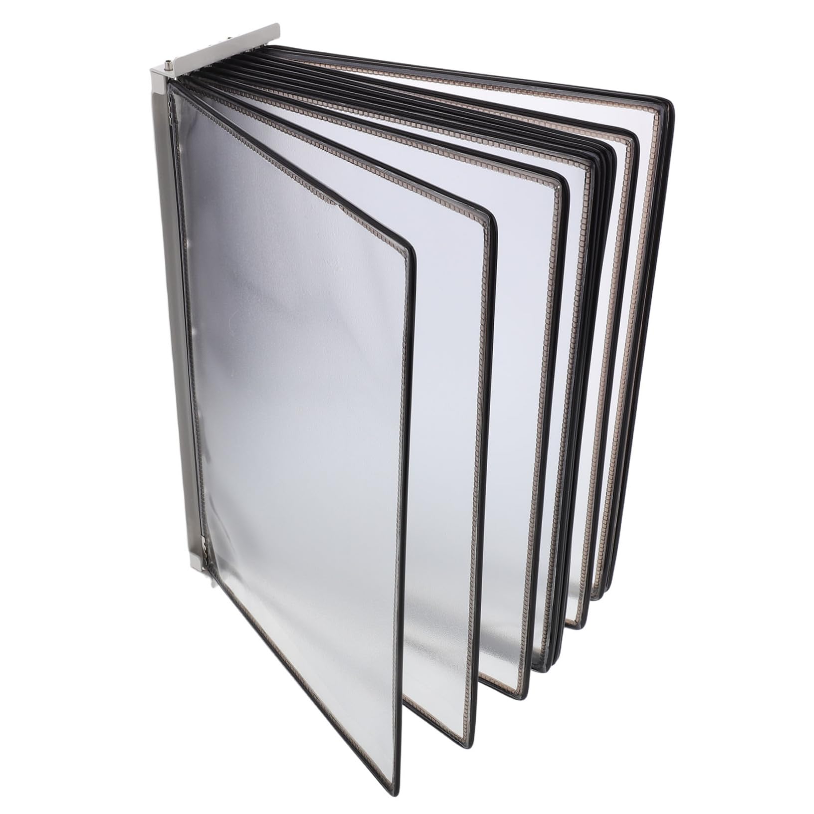 Garneck Efficient Office Wall Organizer 10-page Storage Pouch Display Wall-mounted File Holder System Rack