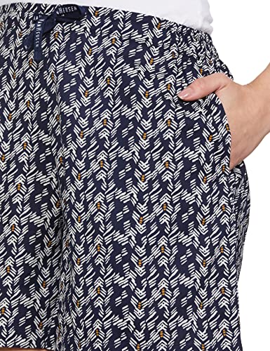 Image of Van Heusen Women's Cotton Lounge Shorts | Lightweight | Breathable Cotton | Relaxed fit | Printed | Comfortable Everyday Wear | Style 55501|Available in Pack of 1 & 2