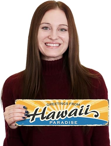 Miniatura 18 de SmartSign Letrero de metal vintage con texto en inglés "The Lone Star State" de 4 x 14 pulgadas, aluminio inoxidable de 40 mil con abrigo Texas