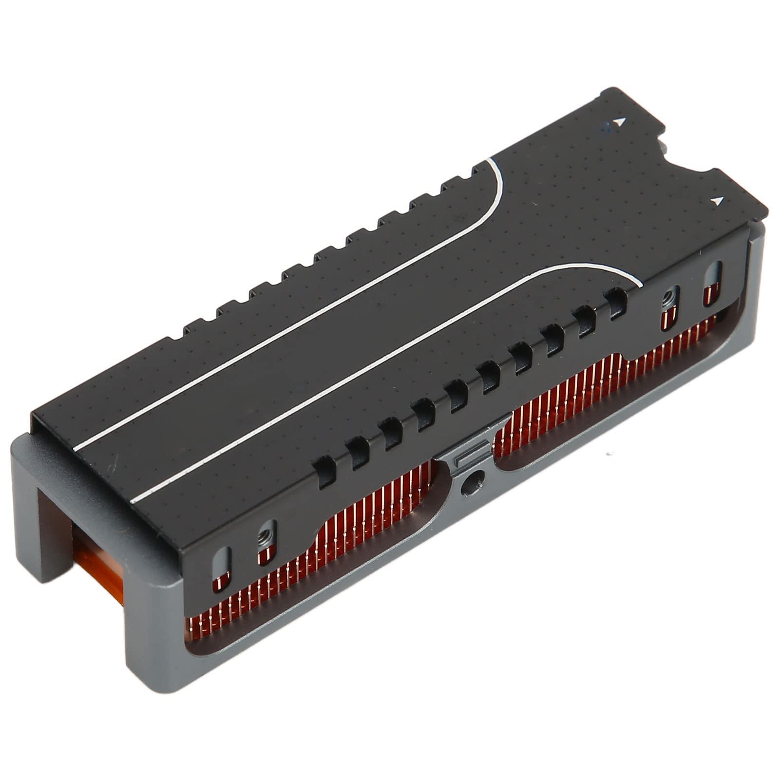 M2 SSD-Kühlkörper, gute schnelle Wärmeableitung, 58 Abluftöffnungen, reduziert Geräusche, intelligenter PWM-Lüfter, Energie sparen, SSD-Kühler für PC, Laptop, Gaming-Computer,