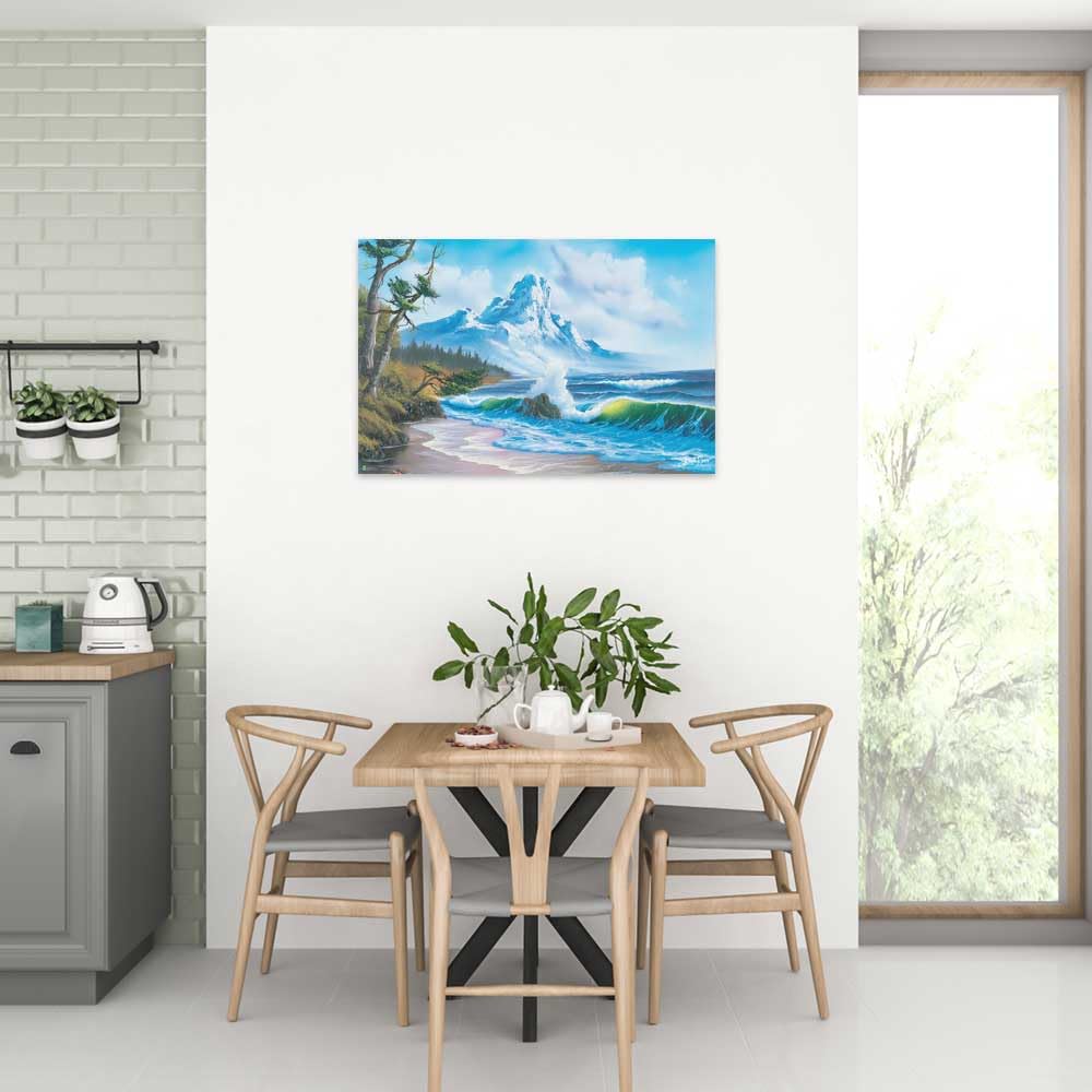 Amazon.com: Scorpio Posters Waves Crashing - by Bob Ross - Poster