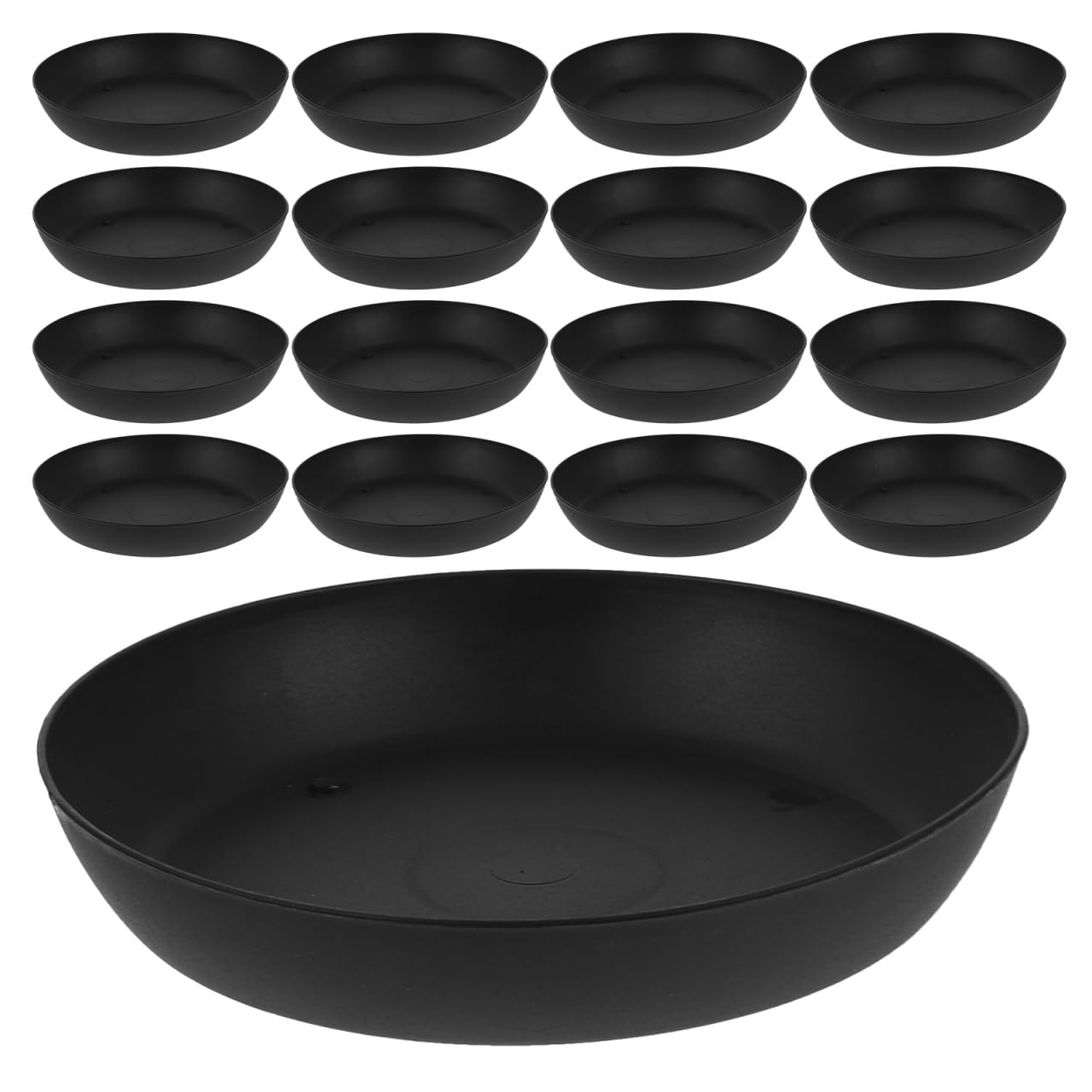 Soucoupe ronde en plastique pour pot de fleurs de 11 cm DOITOOL Lot de 24 coupelles