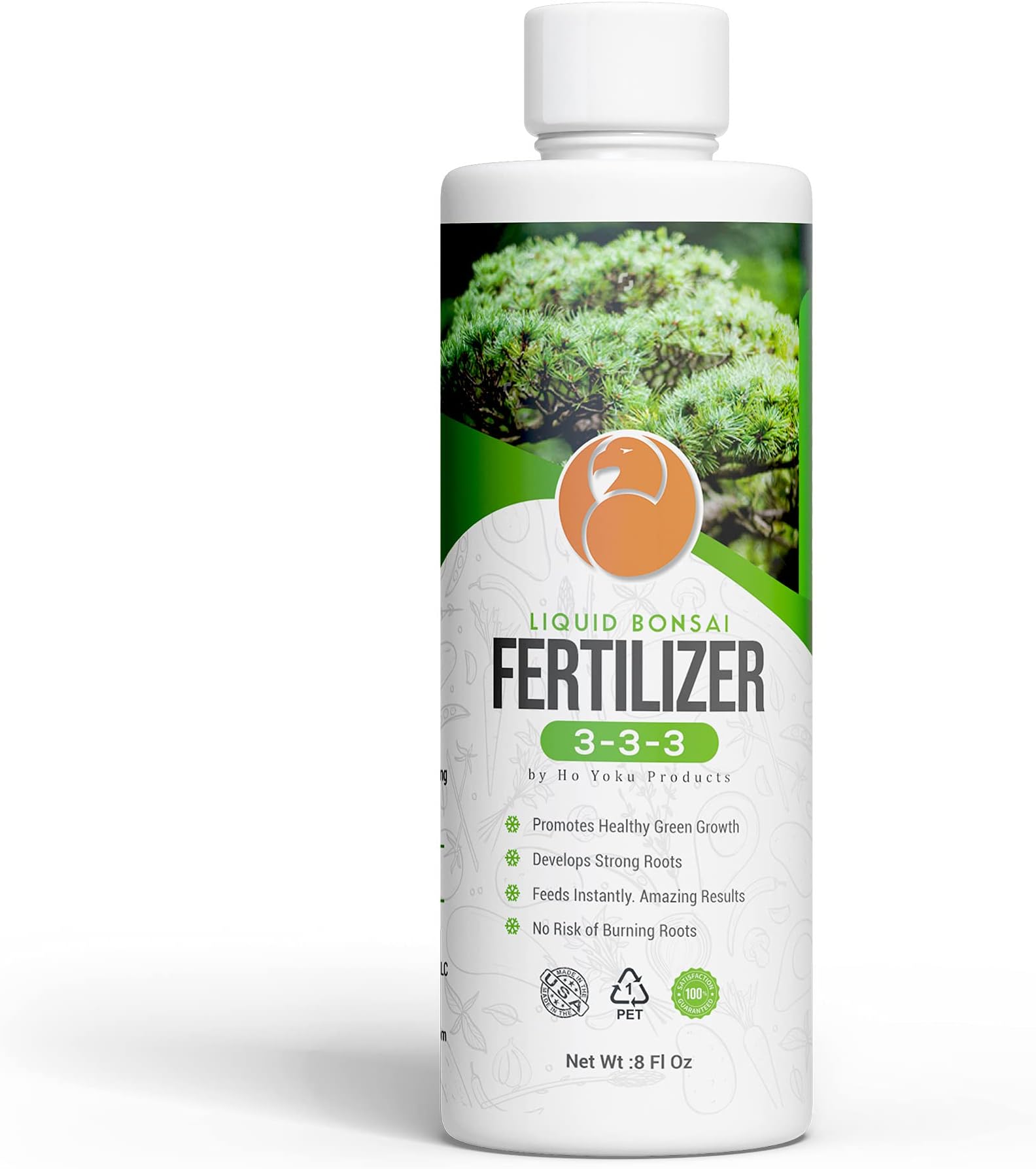 - Bonsai Fertilizer by Ho Yoku - Water Soluble and Free of Odor, 3-3-3 Liquid Bonsai Food and Fast Acting for Indoor Plants