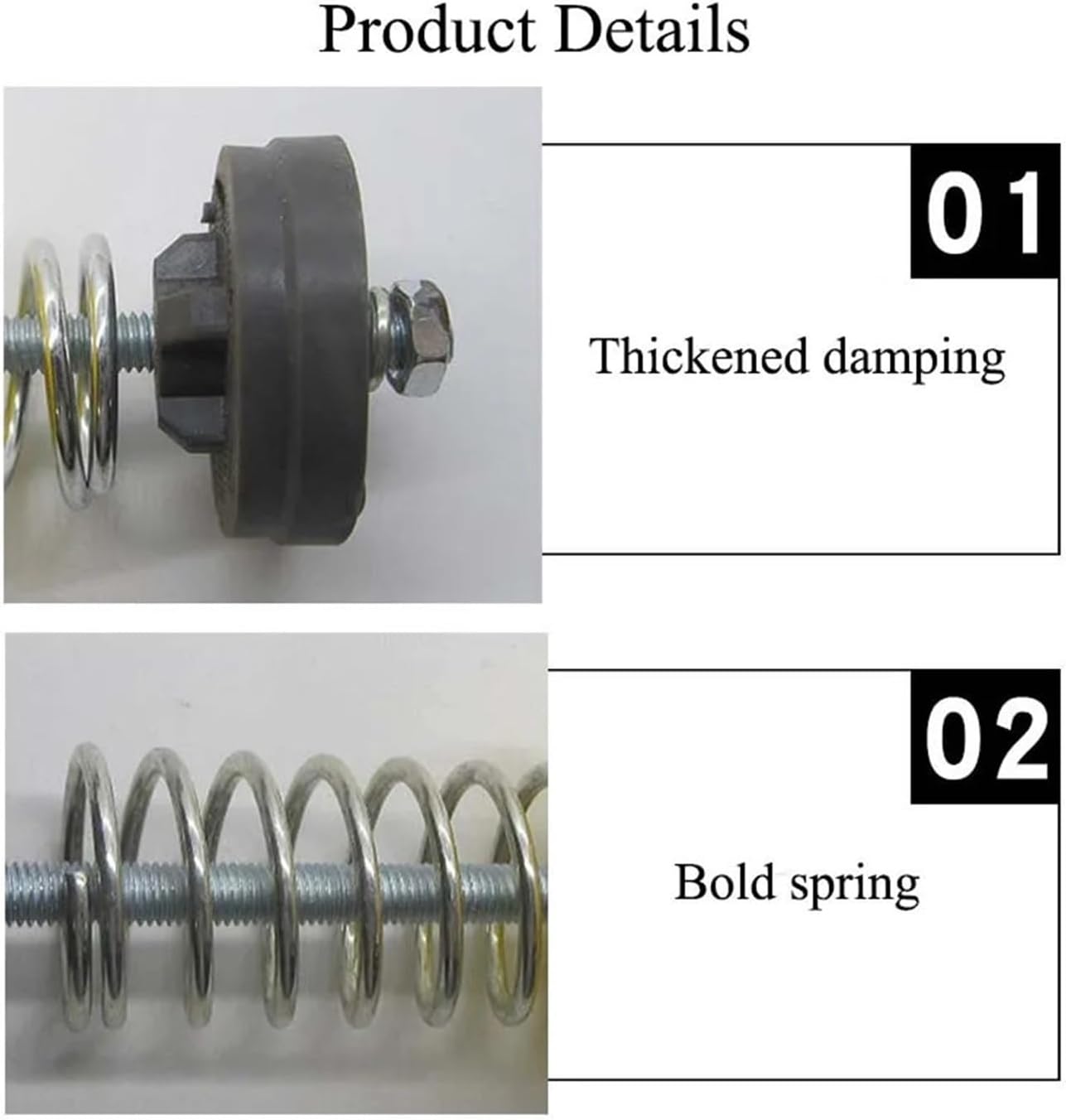 Washing Machine Shock Absorber Suspension Rod Universal Suspension Rod for Washing Machine Spring Suspension Rod Pull Rod(4PCS)