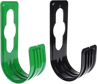 2 gancho mangueira jardim, suporte mangueira jardim, montado na pare, gancho mangueira jardim, suporte mangueira água, suporte mangueira armazenamento, suporte mangueira enrolamento, acessórios mangueira jardim