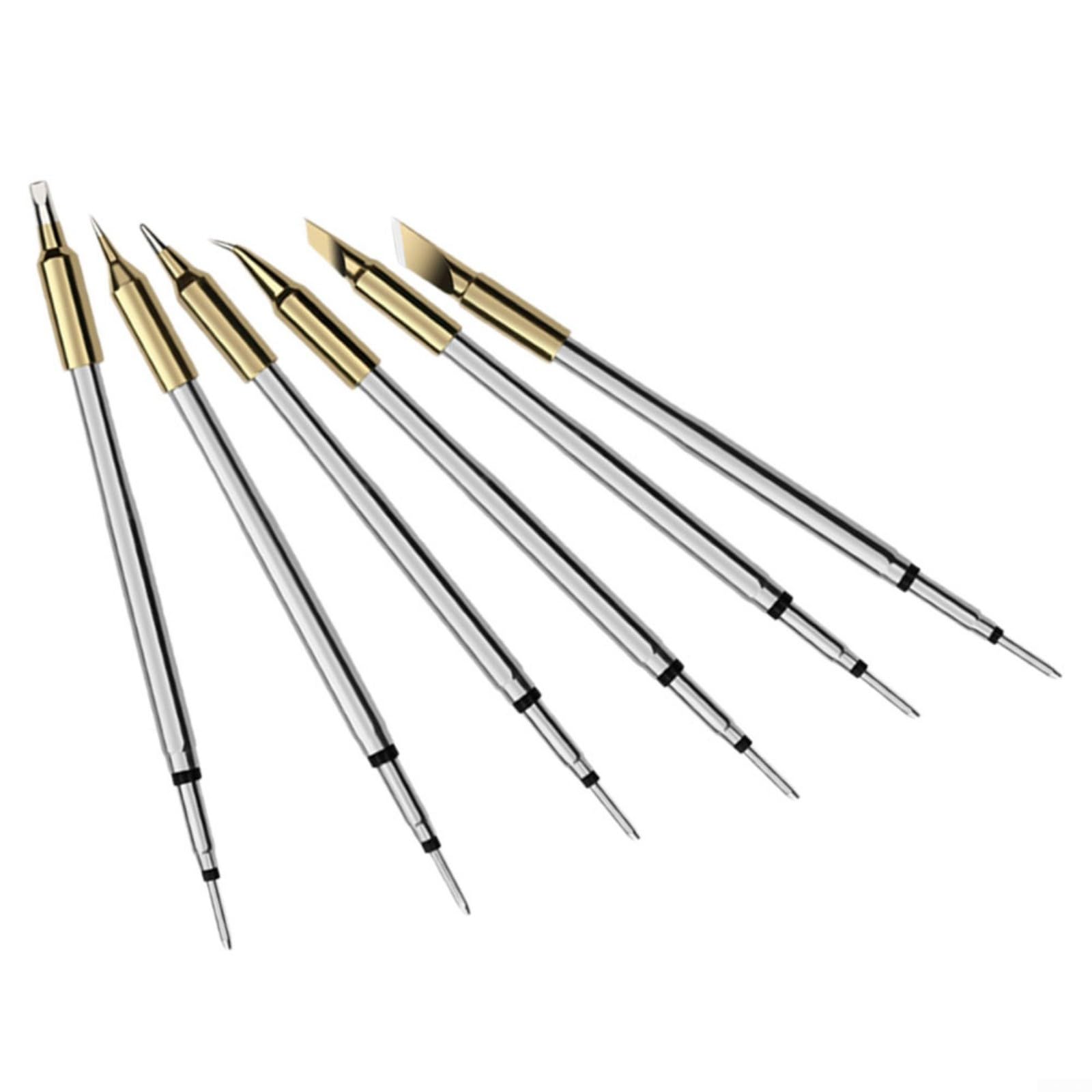 Set Di 3 Punte Per Saldatore Serie C245 - Modelli K, J02, C8 - Compatibili Con Stazioni JBC T245 - Temperatura Costante - 4