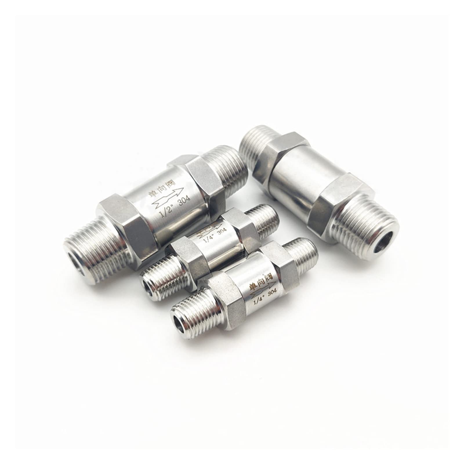 3/20.3 cm BSP メス 304 ステンレススチール ワンウェイチェックバルブ ノンリターンインラインバルブ 3-60バー 1インチ メス  BSPP 304 ステンレススチール スイングチェックバルブ WOG 200 PSI PN16 SS304 SUS3 1/4インチ BSP メス  304 ステンレススチール ワンウェイ ... 1/4インチ BSP メス 304 ステンレススチール ワンウェイチェックバルブ ノンリターンインラインバルブ 3-60バー