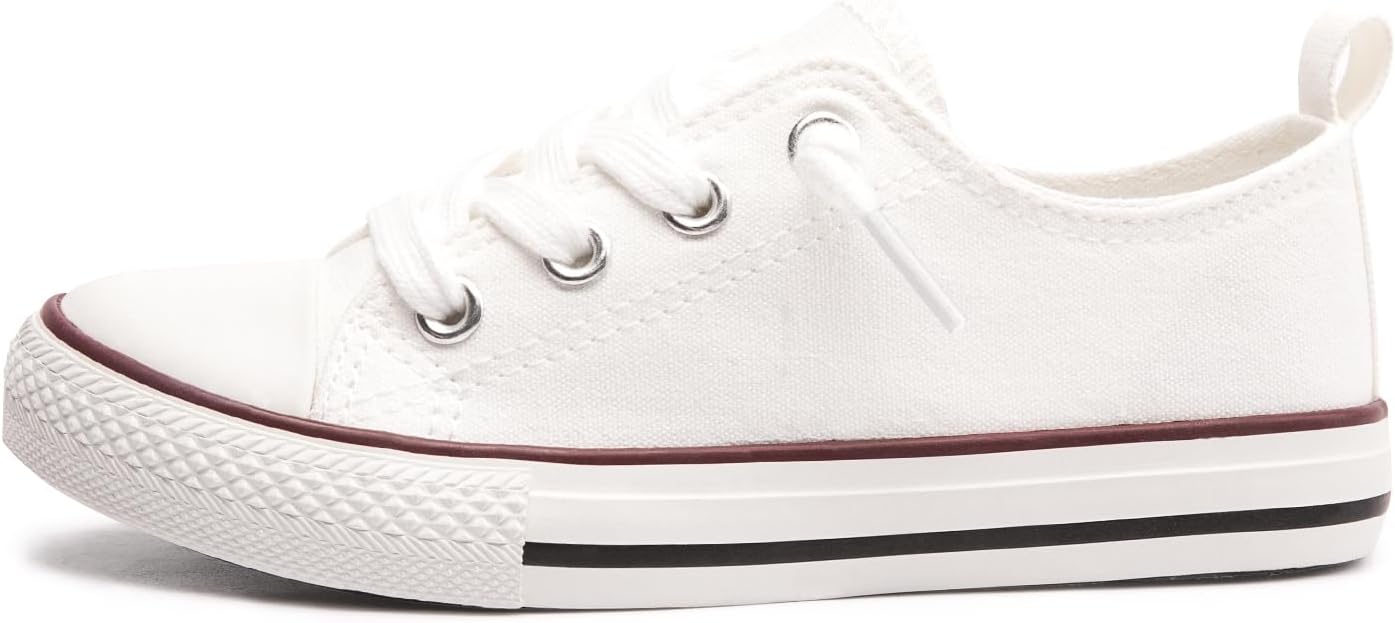 BENEKER Boy Girls Canvas Shoes Slip on Sneakers Comfort Casual Walking Shoes for Little Kid Big Kid - Image 2