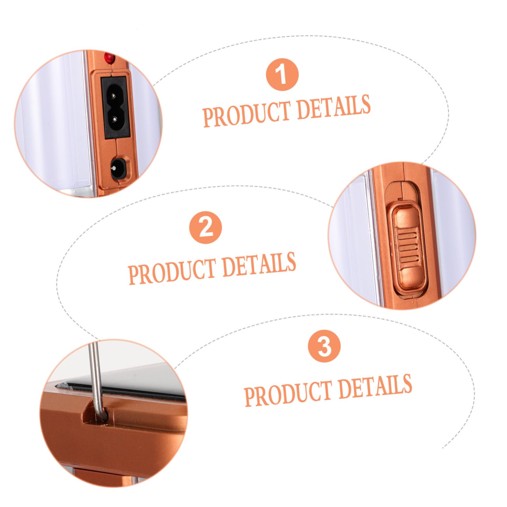 Lámpara de Camping Portátil 4v 1100mah Iluminación de Cuatro Lados Lámpara de Exterior Abs Ligera y Recargable para Acampar al Aire Libre