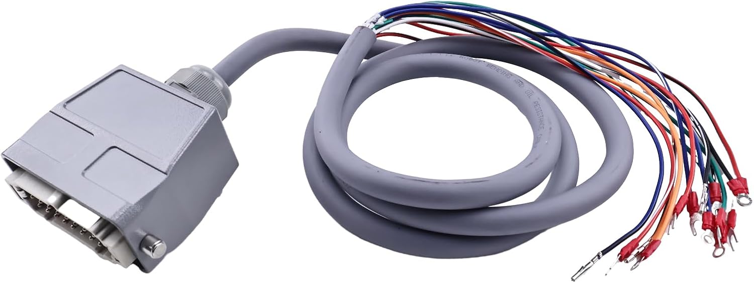 16Pin 6ft Control Cable Assembly 156993 SJ156993 Compatible with Skyjack Scissor Lift SJII 3215 3219 SJIII 3220 3226 4626 4632 3215 3219