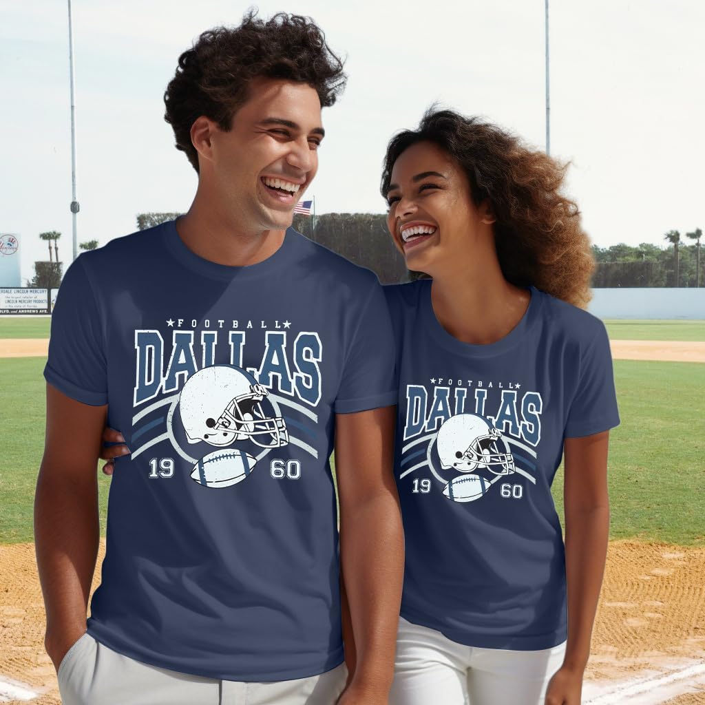 City Name Football Sports Shirts for Men Team Spirits T-Shirt Game Day Fans Tee