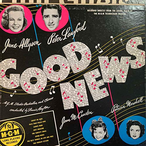 Good News - June Allyson, Peter Lawford, Joan McCracken, Patricia Marshall - MGM 10" - Rare!