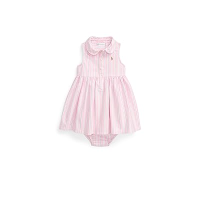 Polo Ralph Lauren Kids Striped Oxford Shirtdress Bloomer (Infant) Girl