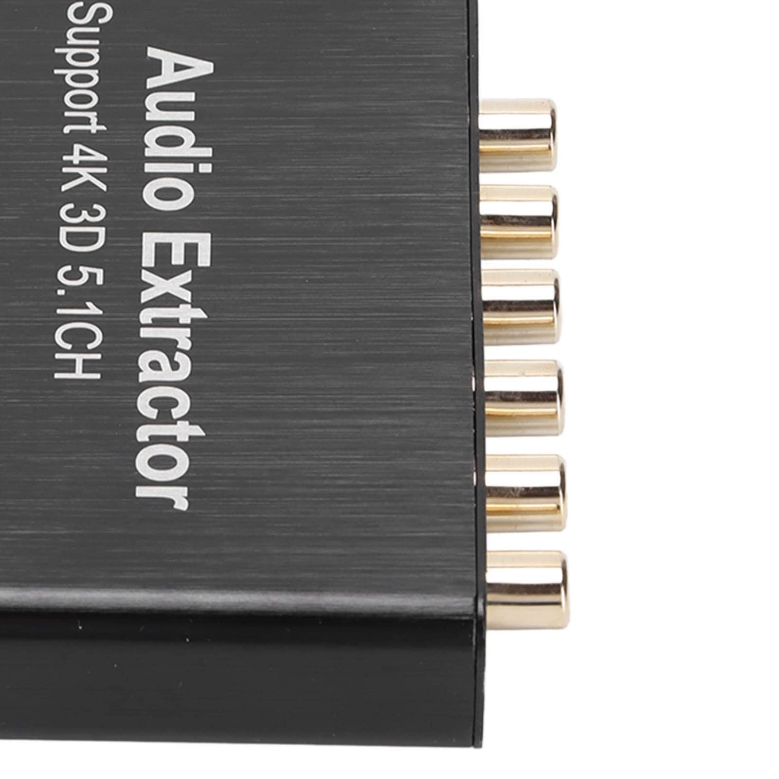 Estrattore audio 4K 3D 5.1CH HD Interfaccia multimediale Convertitore analogico Adattatore in lega di alluminio per 360 HDTV hdmi arc al convertitore audio