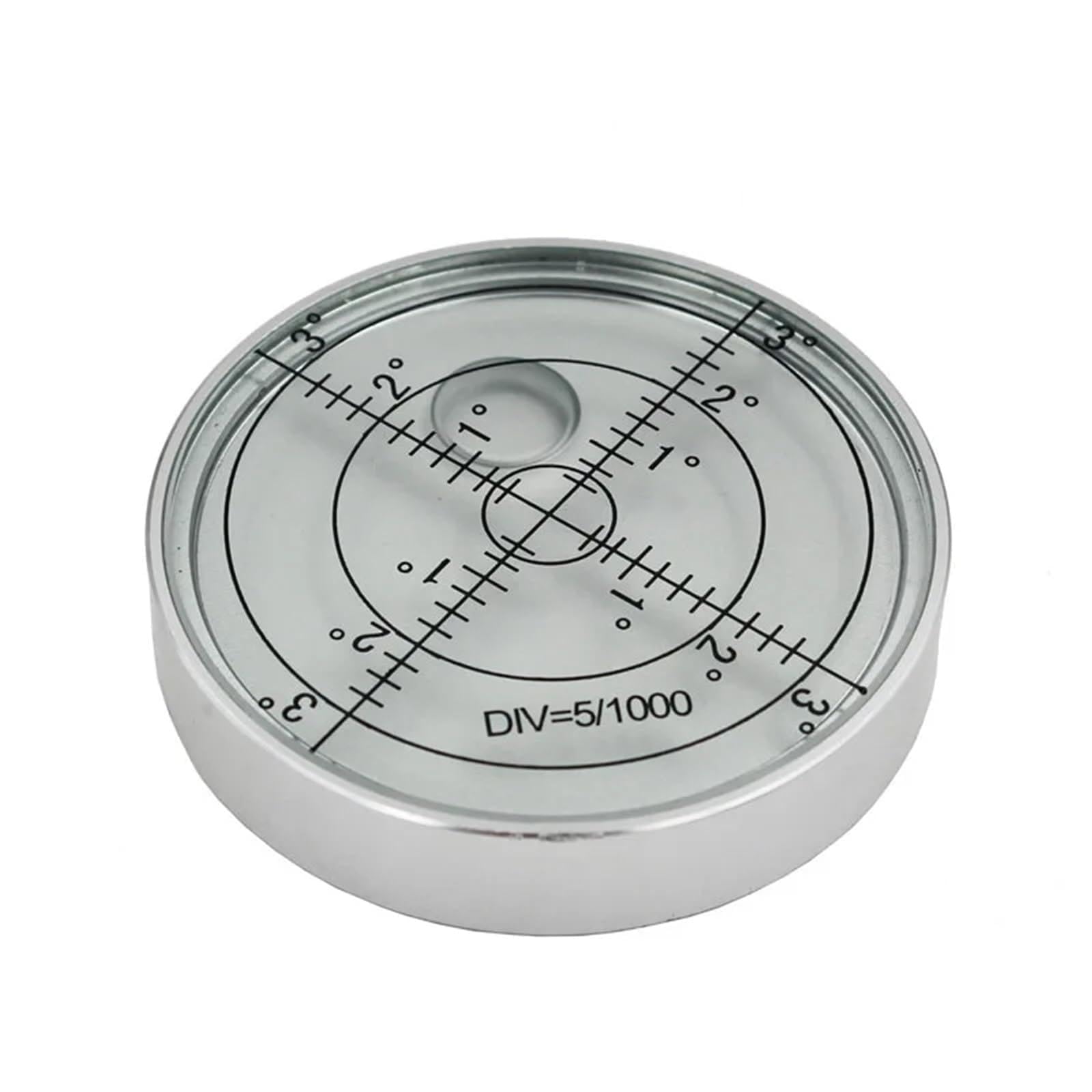 Round Universal Spirit Level Bubble Diameter 60mm Height 10mm Desktop Operation Surface Leveling Tool(Pink)