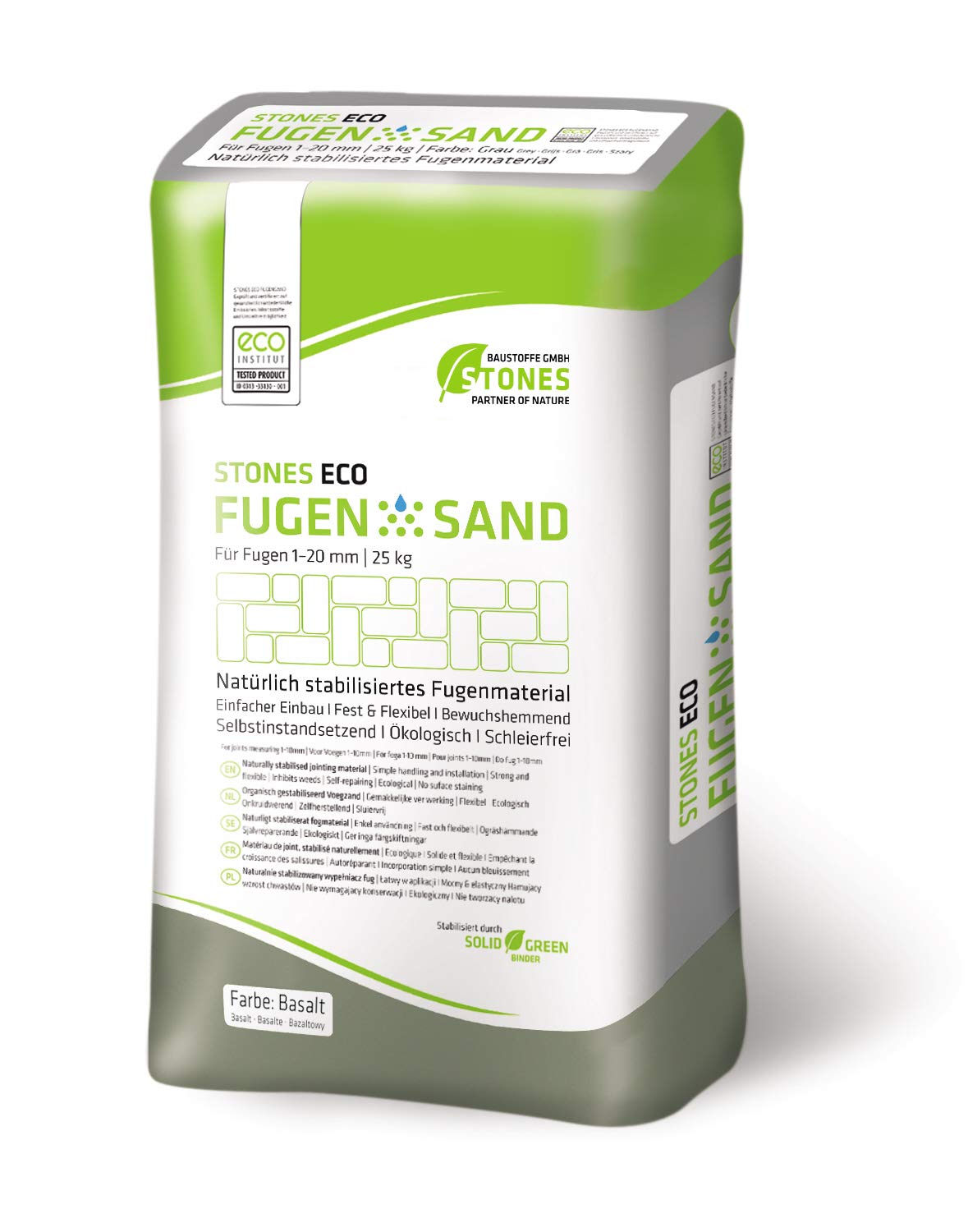 Fugensand 1-20 mm, 25 kg (basalt)