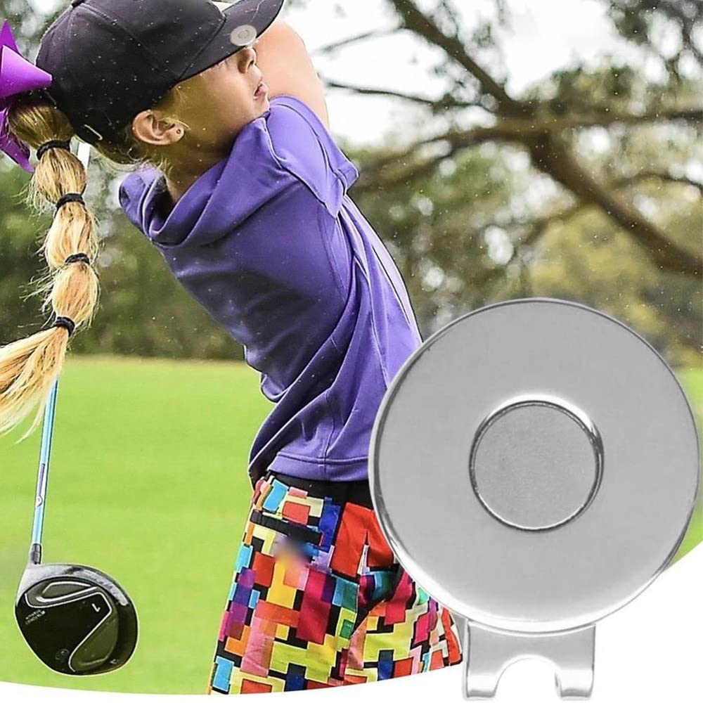 DONGKER 5 szt. klips do kapelusza golfowego, magnetyczny klips do oznaczania piłki golfowej do rękawic golfowych, torby, czapki, daszek
