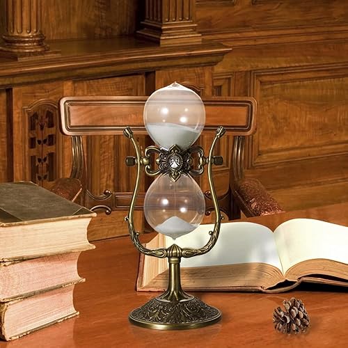 Miniatura 6 de Temporizadores de arena de reloj de arena de 30 minutos, temporizador de arena grande para regalo, vidrio de arena decorativo de madera,