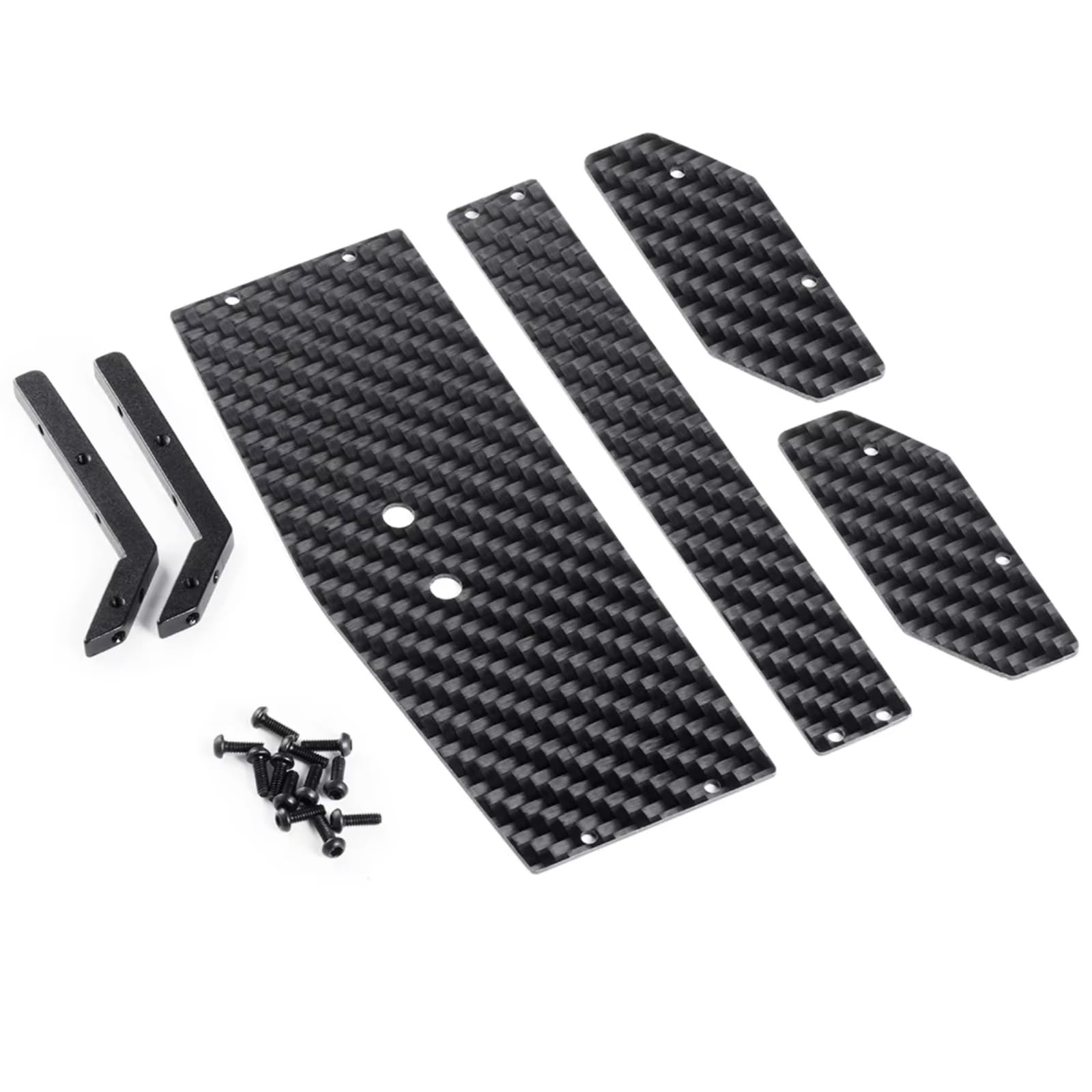 Pour Mini-B 2WD 1/16 1 Kit D'aileron Arrière Fibre Carbone Pour Buggy/camion RC pièces De Rechange RC Voitures Pièces