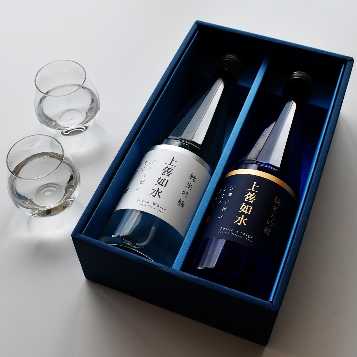 Amazon.co.jp: 白瀧酒造 上善如水ギフトセット (ベーシック) 720ml×2本