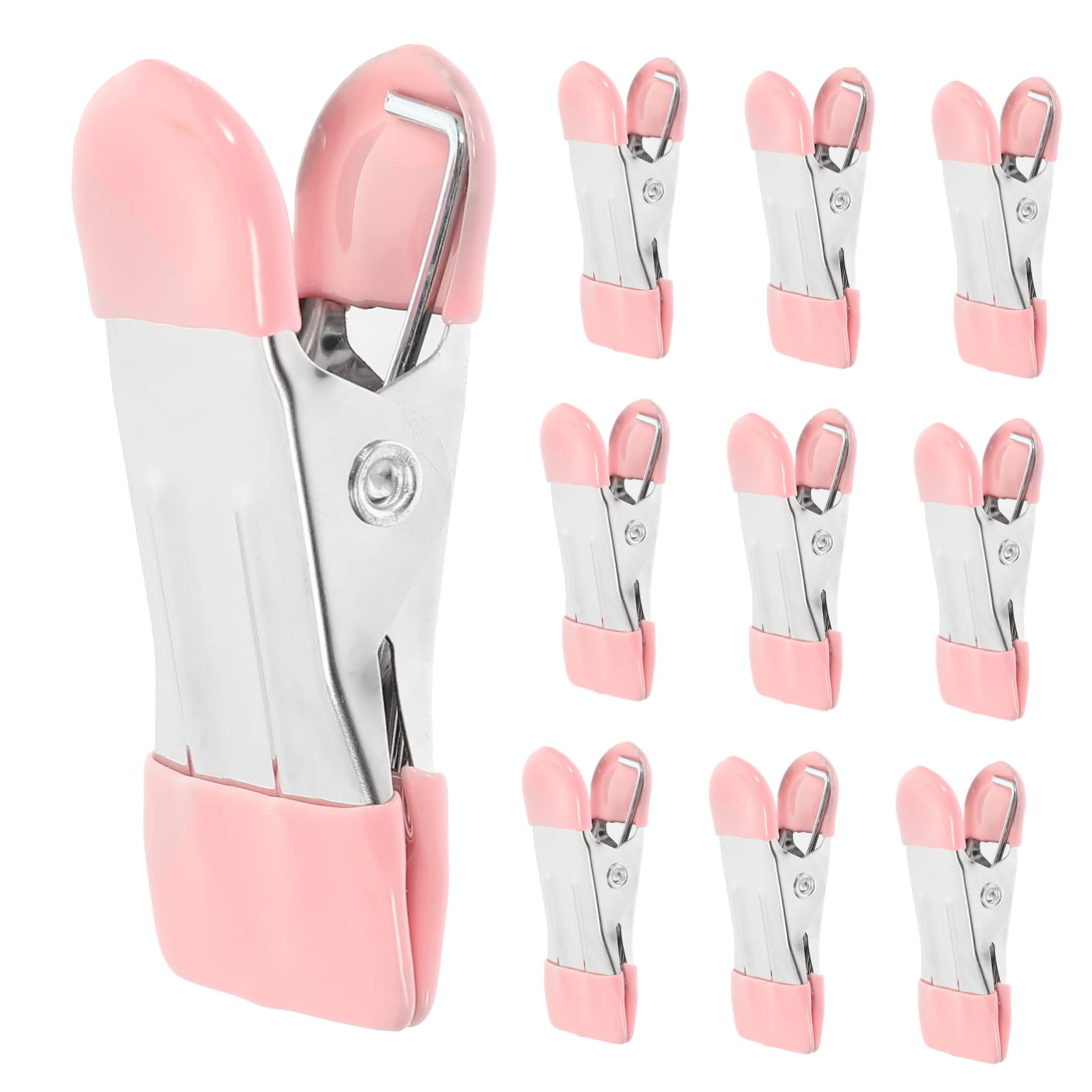 Alipis 4 Set Di Mollette Da Bucato Per Esterni Multiuso Per Patatine Per Foto Per Alimenti Per Stendere I Panni Per Asciugare Design Antivento Ampio Spazio Di Serraggio 10 Pezzi*4