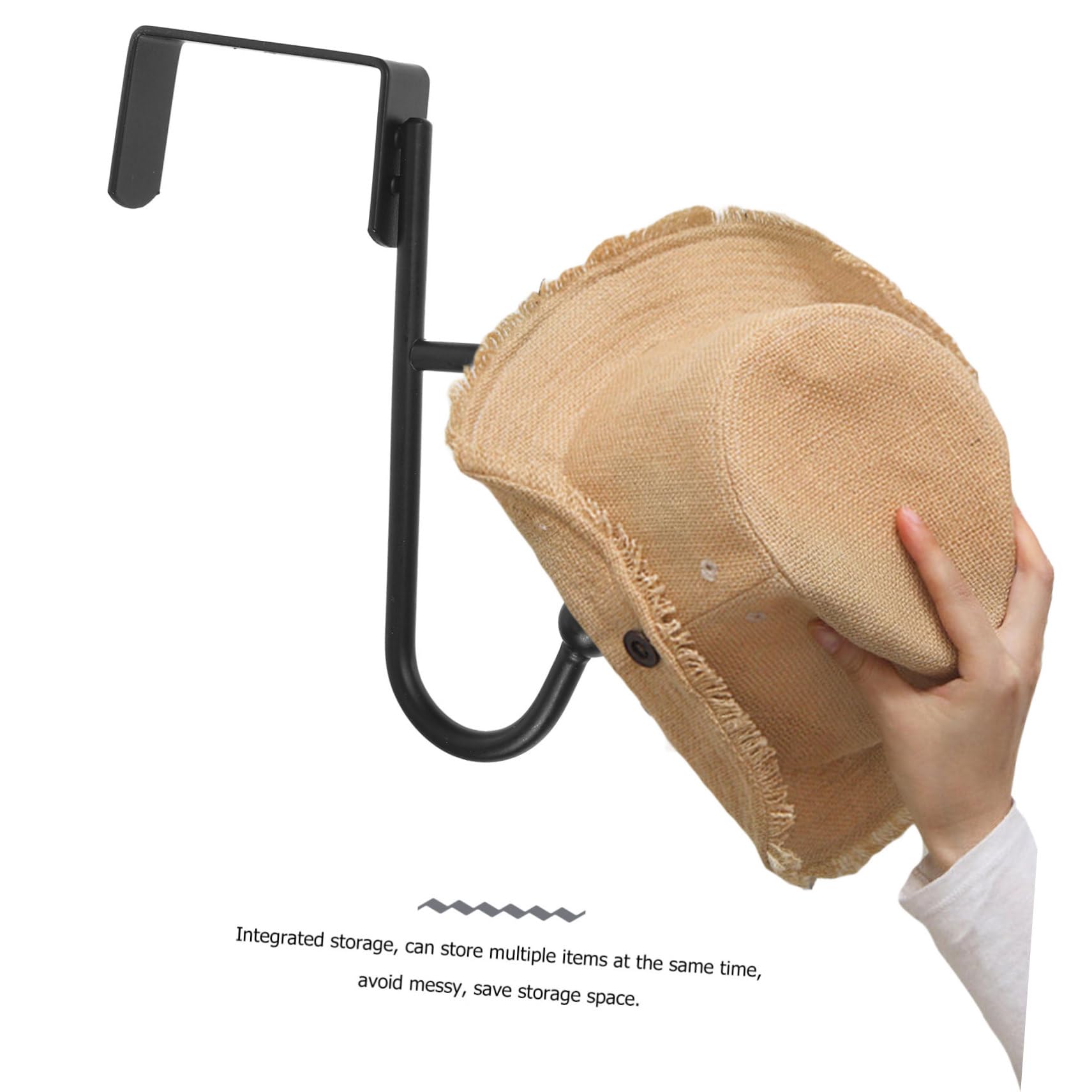 PRETYZOOM Modern Over Door Hooks 2pcs Door Coat Hanger Hanger Hook Robe No Drill Stable